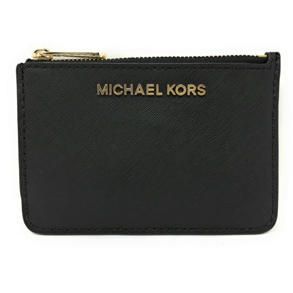 Michael Kors Jet Set Travel Small Coin Pouch ID Black